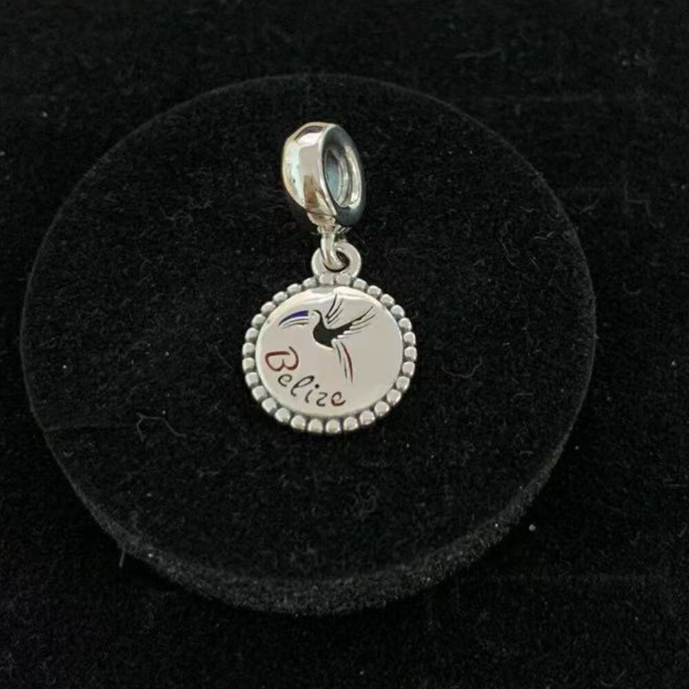 "Pandora Belize Charm Bead Charm "